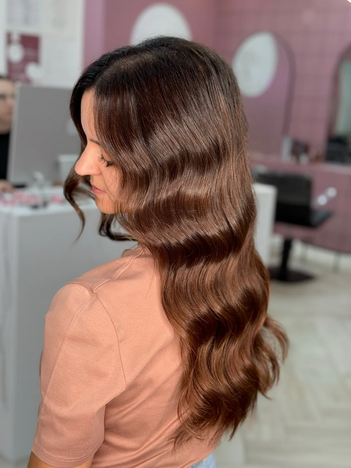 Tratamento capilar realizado no Hair & Beauty Studio